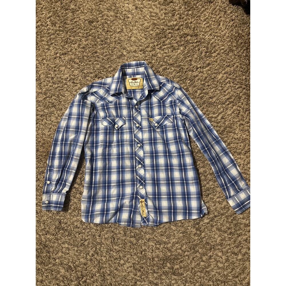 Larry Mahan Cowboy Collection Snap Butto Up Shirt Boy L